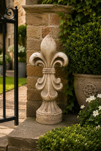 Large fleur lis garden - large,