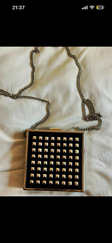 Nine west black studded box - west,