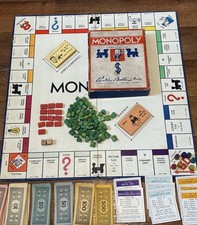 1930’s Monopoly board Game Parker Brothers Vintage complete with instructions 