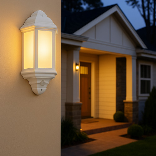 Outdoor wall light - outdoor, half