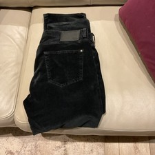 BOSS By Hugo Boss Mens Black  Fine Corded Jeans/Chinos Sz: 34”W 30”L