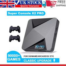 Kinhank Super Console X2 Pro 100000+ Video Games PS1/DC/MAME/SS+ WITH 2 Gamepads