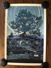 The Hobbit Shire Mondo  Poster