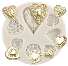 Valentine Love Heart Fondant Icing Mould Mold Cake Chocolate Sugar Paste Mother