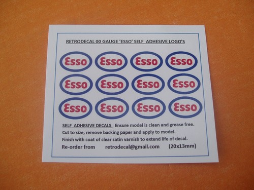 Retrodecal 60s 70s esso - 60s,