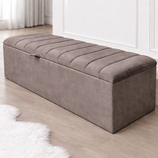 40” Line Panel Ottoman