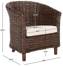 Safavieh OMNI BARREL CHAIR
