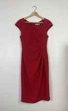 LK Bennett Davina Red Ruched Sheath Dress - UK 10 L.K. Bennett - Kate Middleton