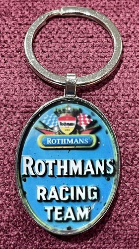 Rothmans racing team keyring - rothmans, keyring.