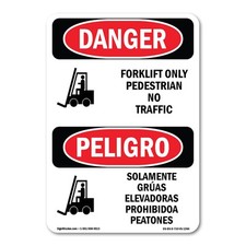Forklift Only No Pedestrian