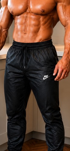 Shiny nike black windrunner - shiny,