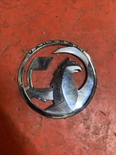 VAUXHALL CORSA D MK3 VXR CHROME GRIFFIN BOOT BADGE 2014 BLACK LETTERS 13347247 ✅