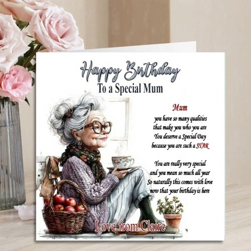 Personalised birthday card - birthday,