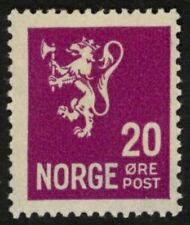 Norway 1926-34 (NK 144, MI 123A, SC 118) - Lion - MH