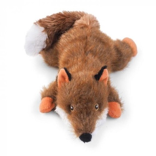 Zoon plush squeaky fox dog - squeaky,