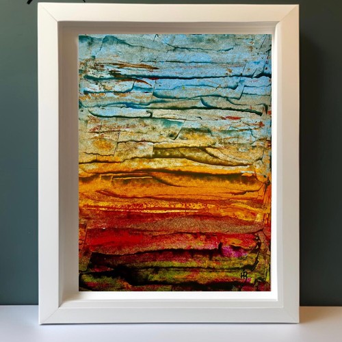 Beach hut ooak - “beach, oil