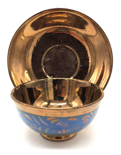 19th century copper lustreware - century,