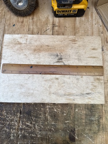 Boxwood engine divided ruler - boxwood,