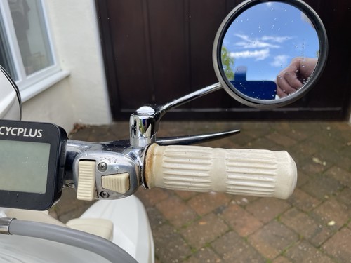 Lambretta handle bar mirror - handle,