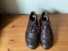 Hotter Men's Lance Lace Up Shoes Brown Leather Size 10 STD 