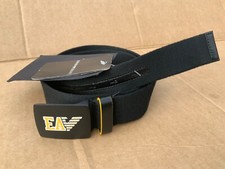 Emporio Armani Mens Plate Belt