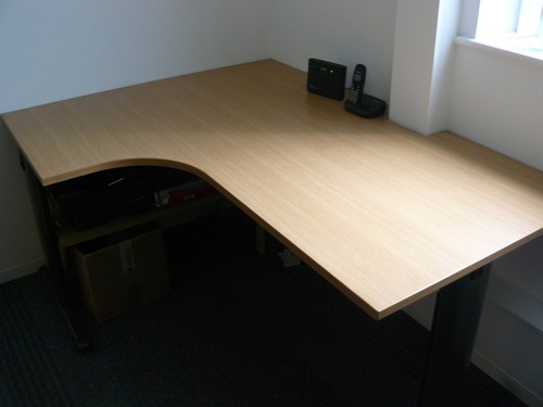 Wooden desk right hand office - wooden,
