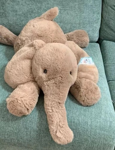 Jellycat smudge elephant 34cm - jellycat,