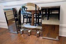 Vtg Chrome Mirror MCM Medicine