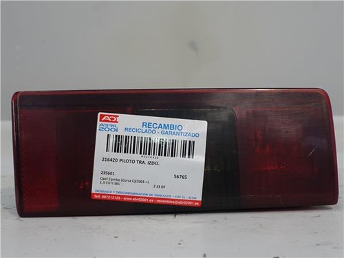 Rear light left opel - left, combo