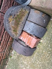 Reclaimed Staffordshire Blue Half Round Wall Copings