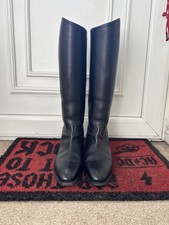 Konigs Komet Dressage Riding Boots Black Leather Size 5 Height 46cm  Calf 37cm