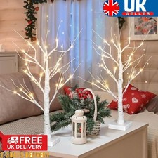 2PCS White Tree with Lights