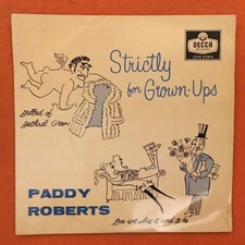 Paddy Roberts- Strictly for Grown-Ups EP- Decca Records - 4 track 7” 1959