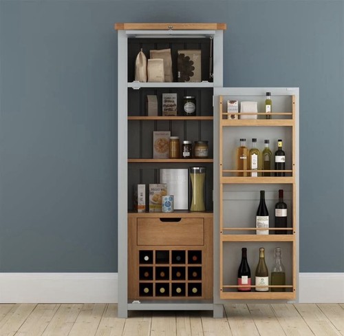 Grey slim larder - slim,