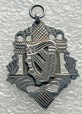 Dublin Irish Silver Medal Fob