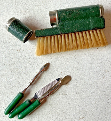 Vintage travel manicure - manicure, set