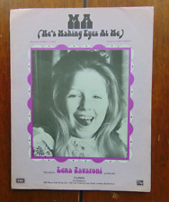 Lena Zavaroni Ma (He's Making Eyes At Me) Sheet Music
