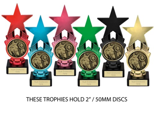 Horse head rosette award - head,