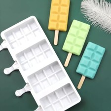 Square ice cream mould - square,