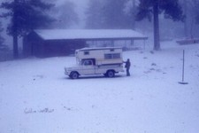 PICKUP TRUCK WITH CAMPER TOP