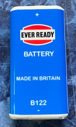 Refillable b122 battery - refillable, 22.5v