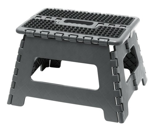 Folding step stool - stool, plastic
