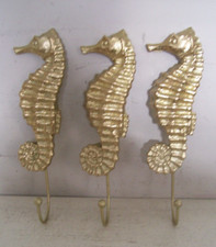 SET OF 3 GOLD SEAHORSE COAT