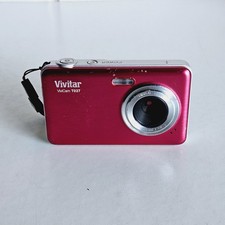 Vivitar Vivicam T027 Digital Camera 12.1MP X4 Digital Zoom Red - Tested Working