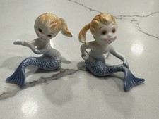 Vintage Mermaid Girl Figurines