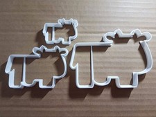 Cow Calf Bull Farm Animal Shape Cookie Cutter Dough Biscuit Pastry Fondant Sharp