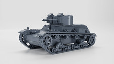 WW2 POLISH LIGHT TANK 7TP DW