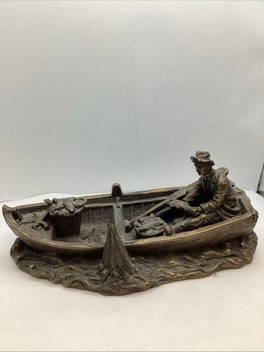 Vintage fisherman boat - vintage, on