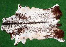 New Goat hide Rug Hair on Area Rug Size 44"x28" Animal Leather Goat Skin SA-816
