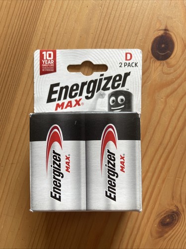 Energizer max d batteries - 2, x